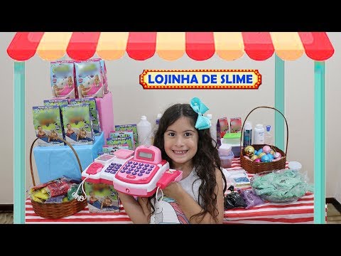 LOJINHA DE SLIME DA MARIA CLARA 2 ♥ Pretend to play with Slime Shop