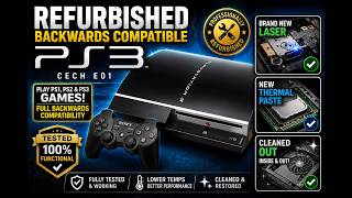 Backwards PS3 CECH-E01 — 80GB Model #ps3 #shortvideo #shorts #retro #playstation #playstation3