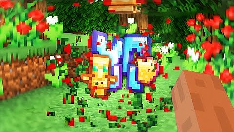 Minecraft, But Flowers Drop RANDOM ITEMS!