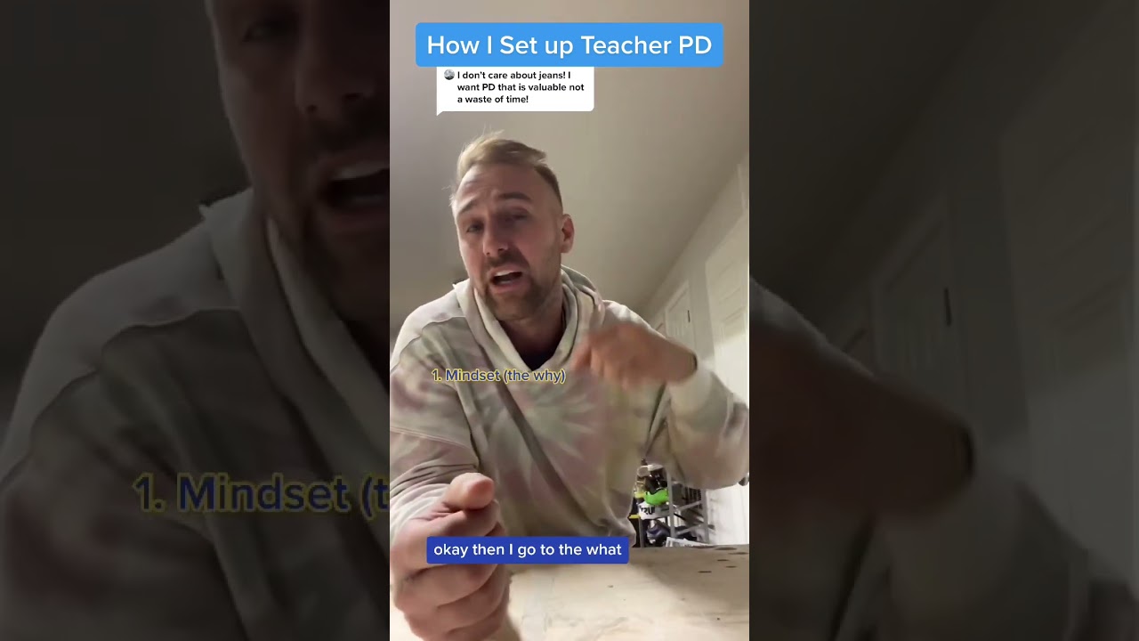 what is the best way to do teacher professional development? 