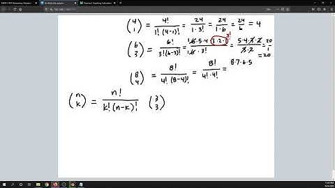 Factorials and Binomial Coefficients