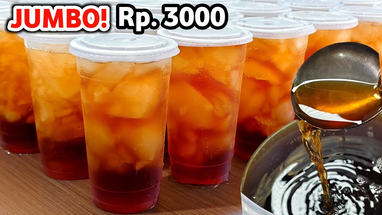 GA PERLU FRANCHISE‼️SINI AKU AJARIN, BUAT ES TEH JUMBO Rp.3000 | ENAK, MANIS, SEGAR. USAHA MINUMAN
