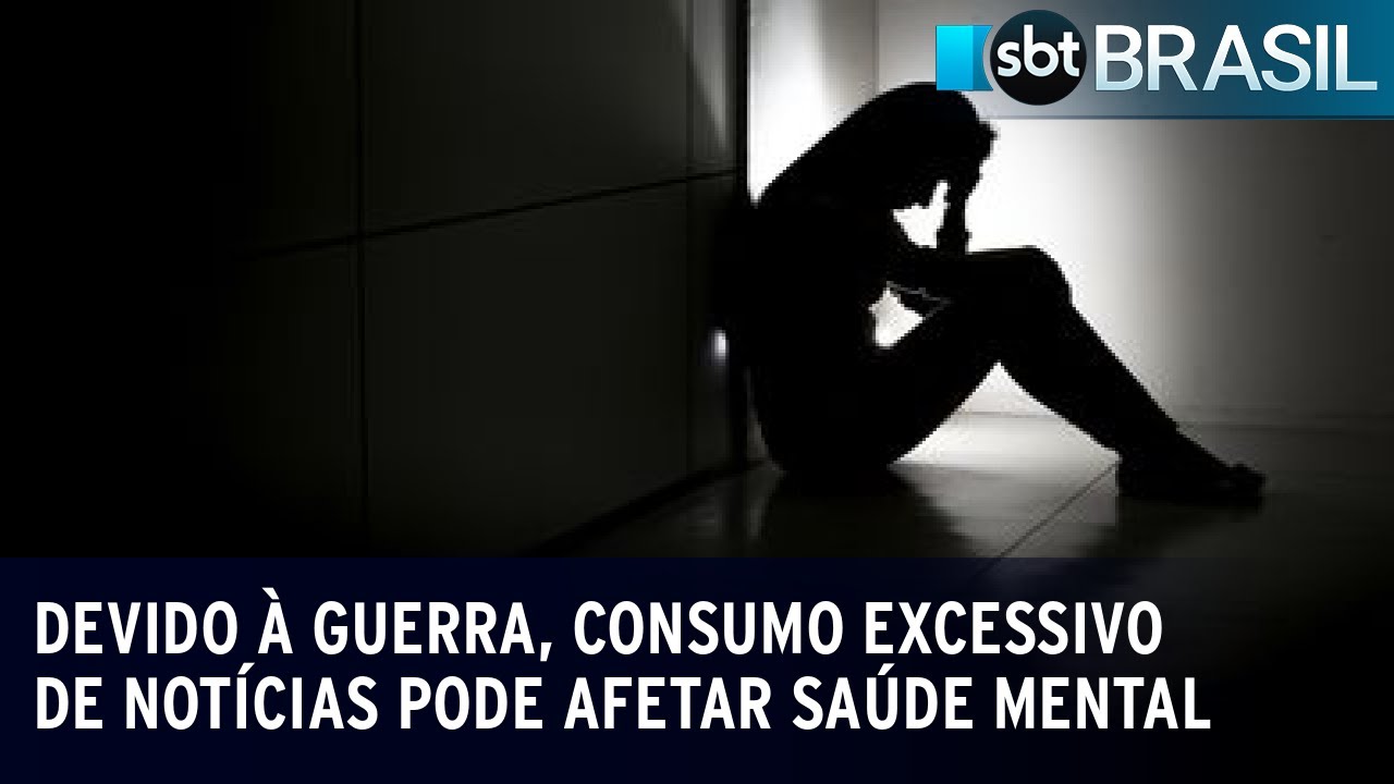 Em tempos de guerra, consumo excessivo de notícias pode afetar saúde mental | SBT Brasil (13/10/23)