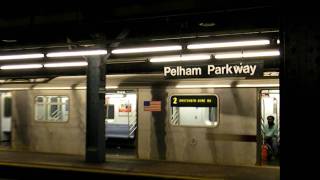 Dyre Ave (2) Train coming into Pelham Pkwy on the (5)