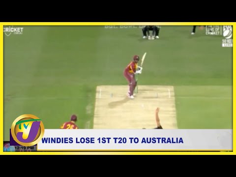 Windies Lose 1st T20 to Australia | TVJ Midday Sports News - Oct 5 2022