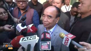 Mizoram | Election 2023 | CM Zoramthanga Arrives to cast his vote