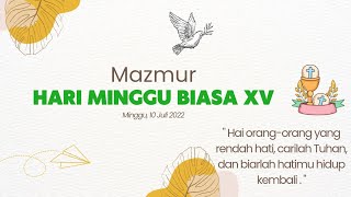 Mazmur Tanggapan mzm 69reff 144 Dan Alleluya 961 Minggu Biasa 15 Tahun C
