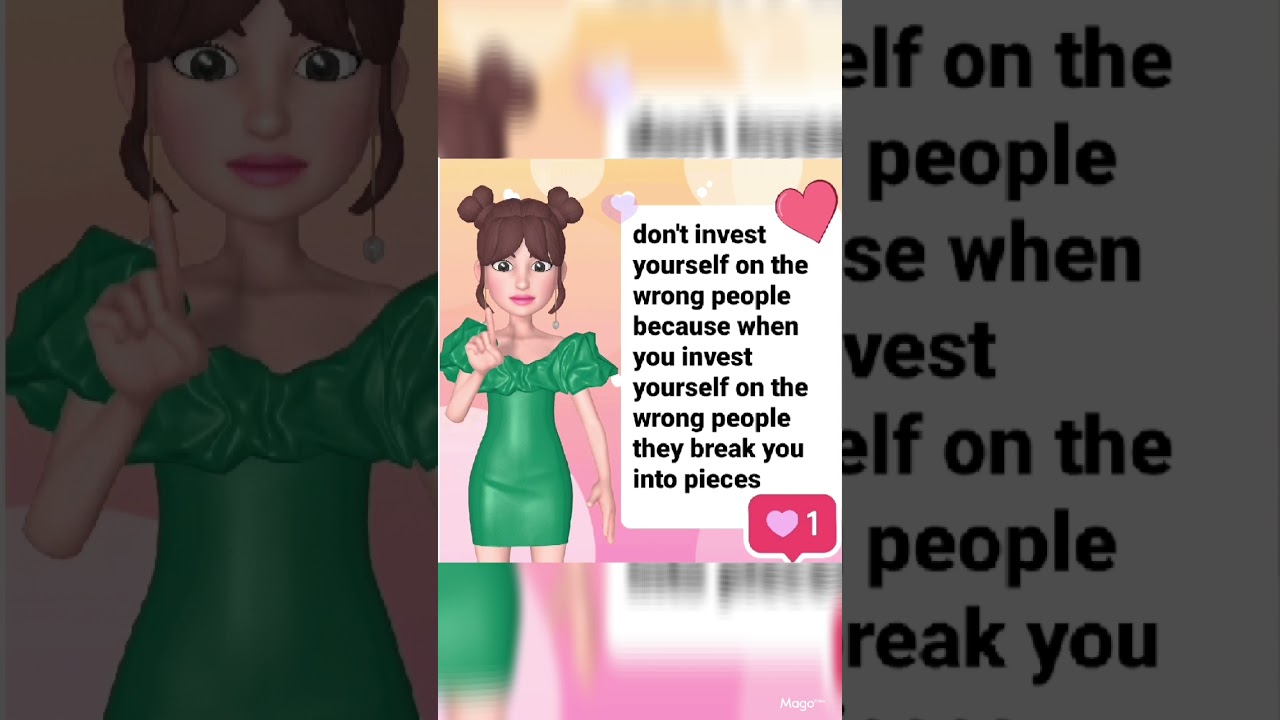 don't invest yourself on the wrong people | motivation lines | your favourite cartoon