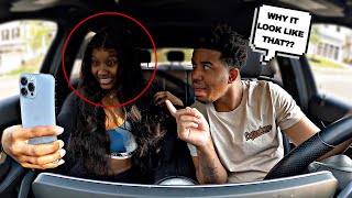 Wearing My &quot;WIG LOW&quot; Too See My Boyfriend Reaction.. *HILARIOUS*