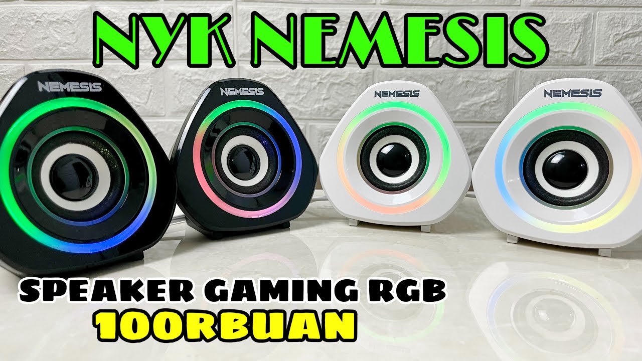 SPEAKER GAMING RGB 100RBUAN! NYK NEMESIS FALCON SPN-08