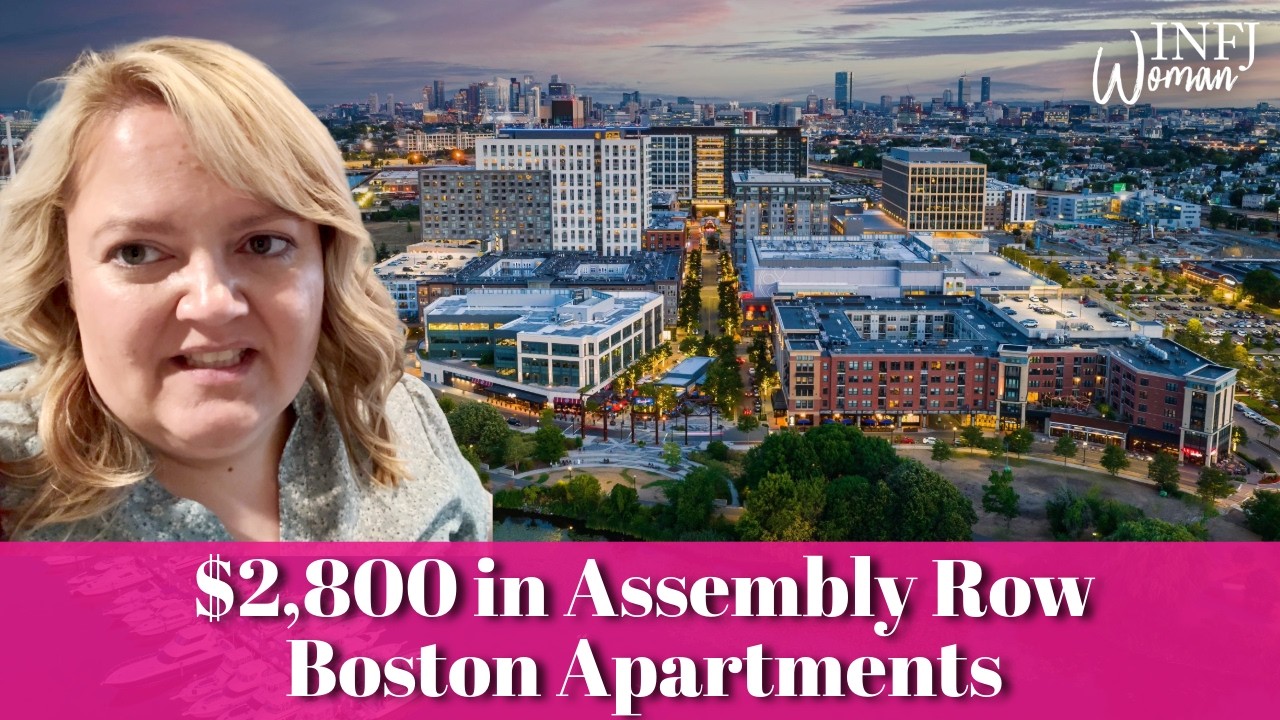 $3,000 Assembly Row Apartments in Somerville | Apartment Hunting in Boston | INFJ Vlog