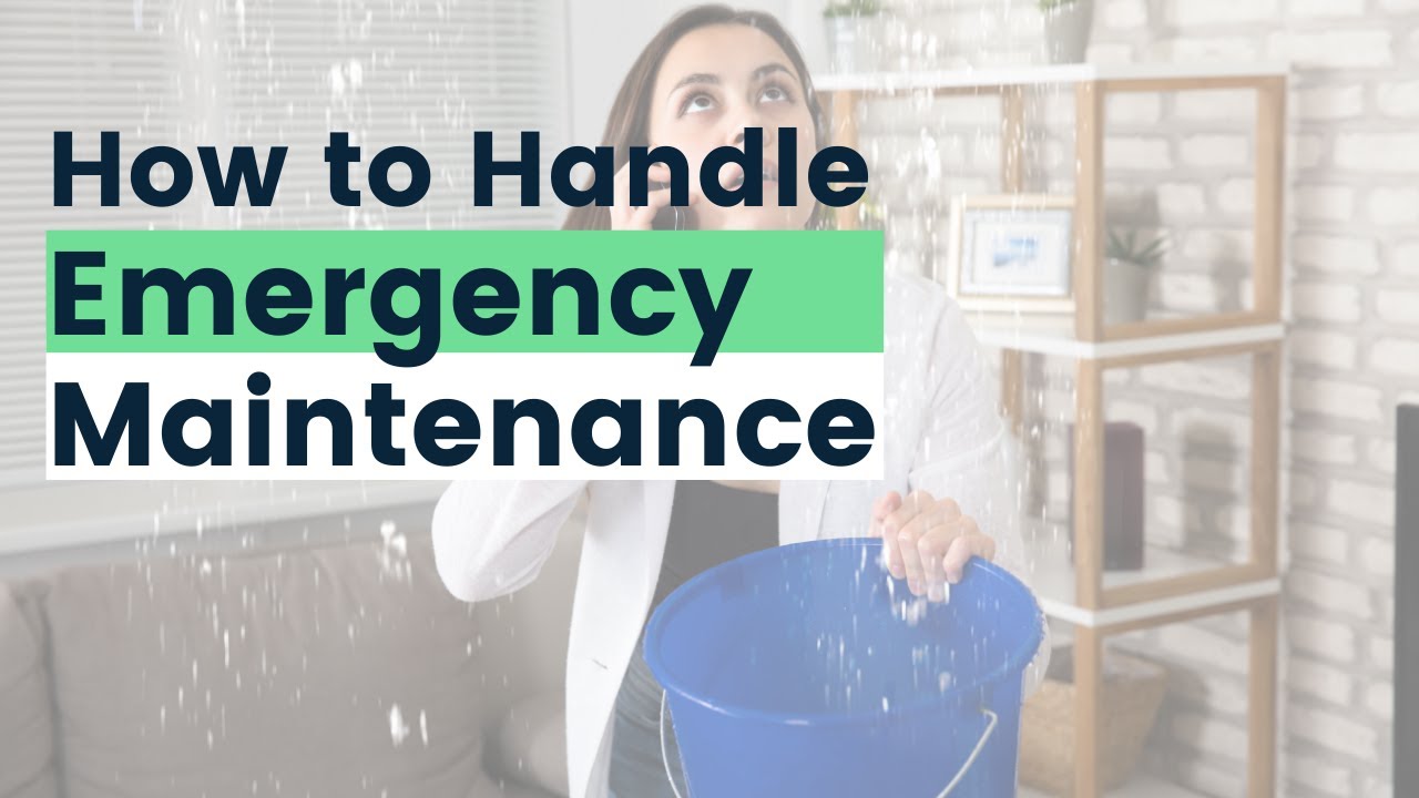 How to Handle Emergency Maintenance YouTube