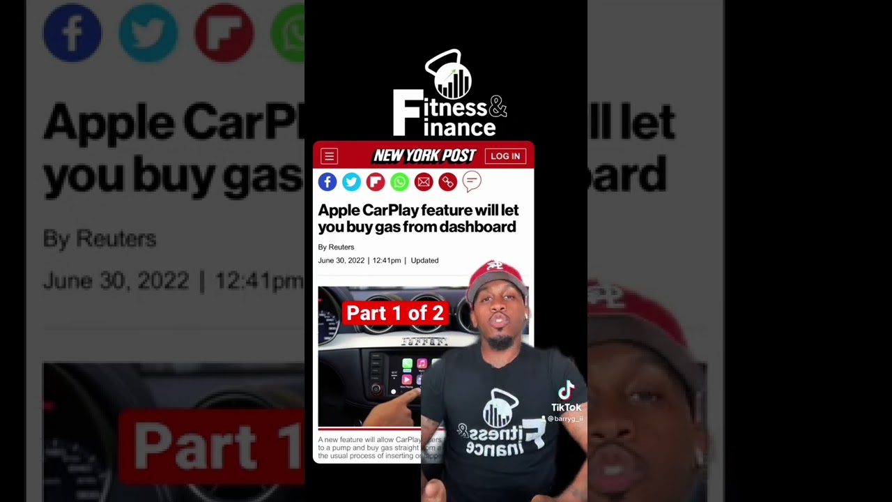 Pay for gas without leaving your car with the new Apple CarPlay update this fall⛽️. 