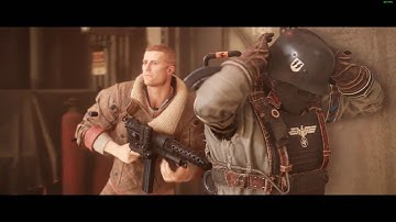 Wolfenstein II: The New Colossus - Gun, Keys, Run (1080p 60fps)
