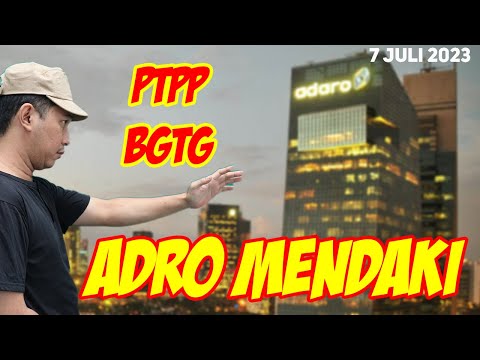 Analisa Teknikal Saham #PTPP #ADRO #BGTG