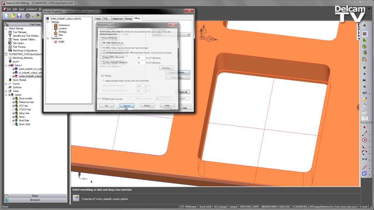 FeatureCAM 2015 R2 - 2.5D Output Options