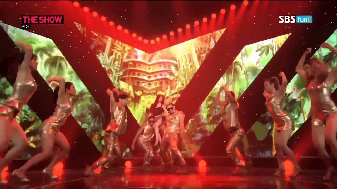 140805 HYUNA 현아 - RED 빨개요 @ The Show - YouTube