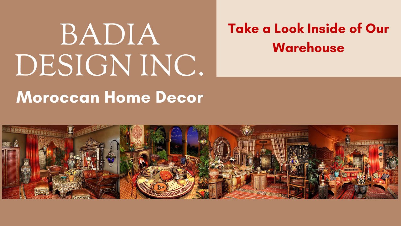 A Walkthrough of Badia Design Inc Moroccan Furniture Store Los