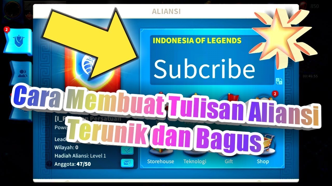 Cara Membuat Tulisan Di Aliansi Menjadi Menarik Dan Bagus Rise Of Kingdoms Indonesia Youtube