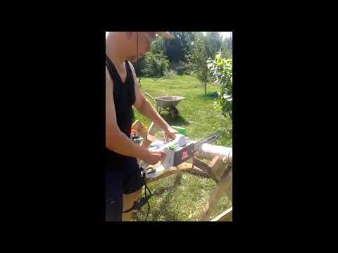 Електропила Tatra Garden MSE 210 (1.8 кВт, шина 40 см), пила ланцюгова електрична, видео 3