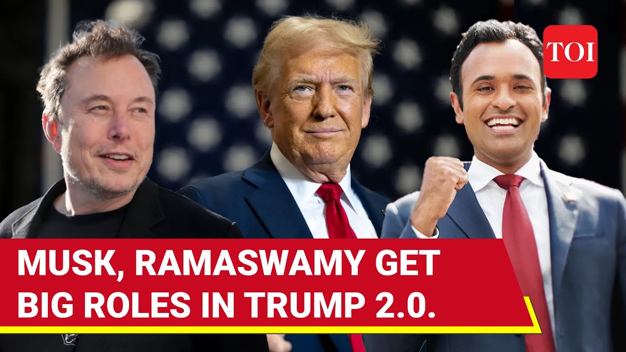 Trump Appoints Elon Musk, Vivek Ramaswamy To Dept. Of Govt Efficiency