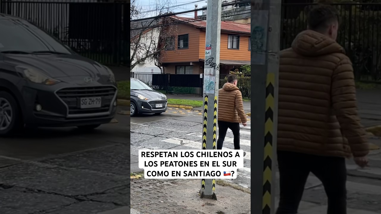PONEMOS a PRUEBA a los CHILENOS 🇨🇱 en CONCEPCIÓN, RESPETAN al PEATÓN como en SANTIAGO? 