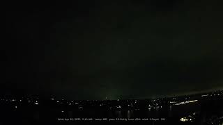 04/30/2025: Nightlapse: Lake Travis, Texas (Austin, TX): 4K, 60fps Daily Timelapse Video