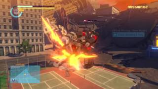 Transformers: Devastation - The Core: Heavy Weapons Ground Soldiers Intro Cutscene & Grimlock Combat