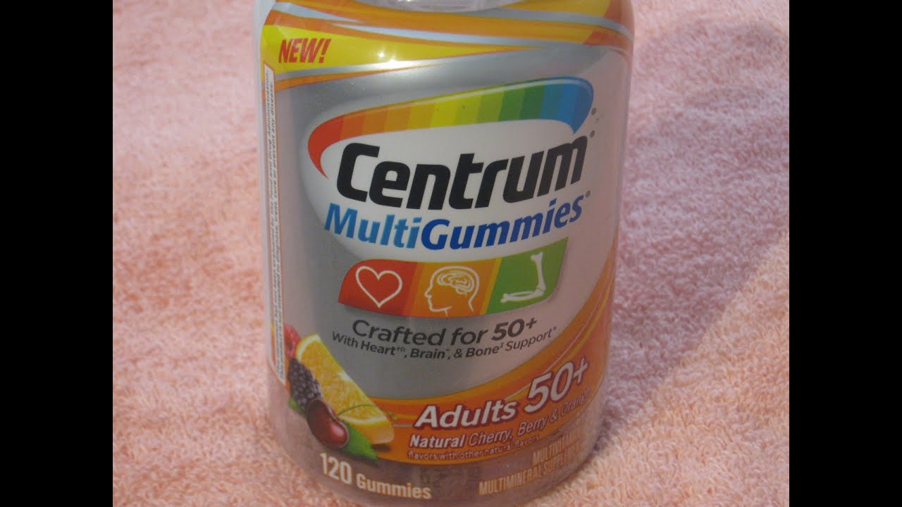 Centrum MultiGummies Adults 50+ (Show off & Review) Natural Cherry