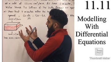 Edexcel A Level Maths: 11.11 Modelling with Differential Equations
