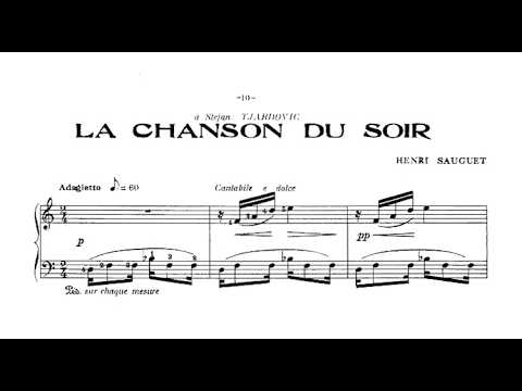 Henri Sauguet | La Chanson du Soir