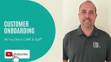 CUSTOMER ONBOARDING I EDI CONSULTING AND EDI SUPPORT SERVICES