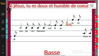 Ô Jésus, tu es doux et humble de coeur -Chants de l'Emmanuel (L.E. de Labarthe / M.Wittal) - Basse