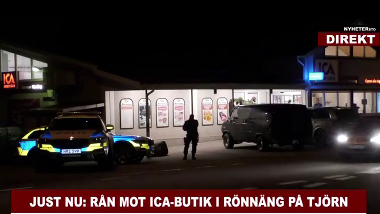 2020-10-19 Rån mot ICA-butik på Tjörn