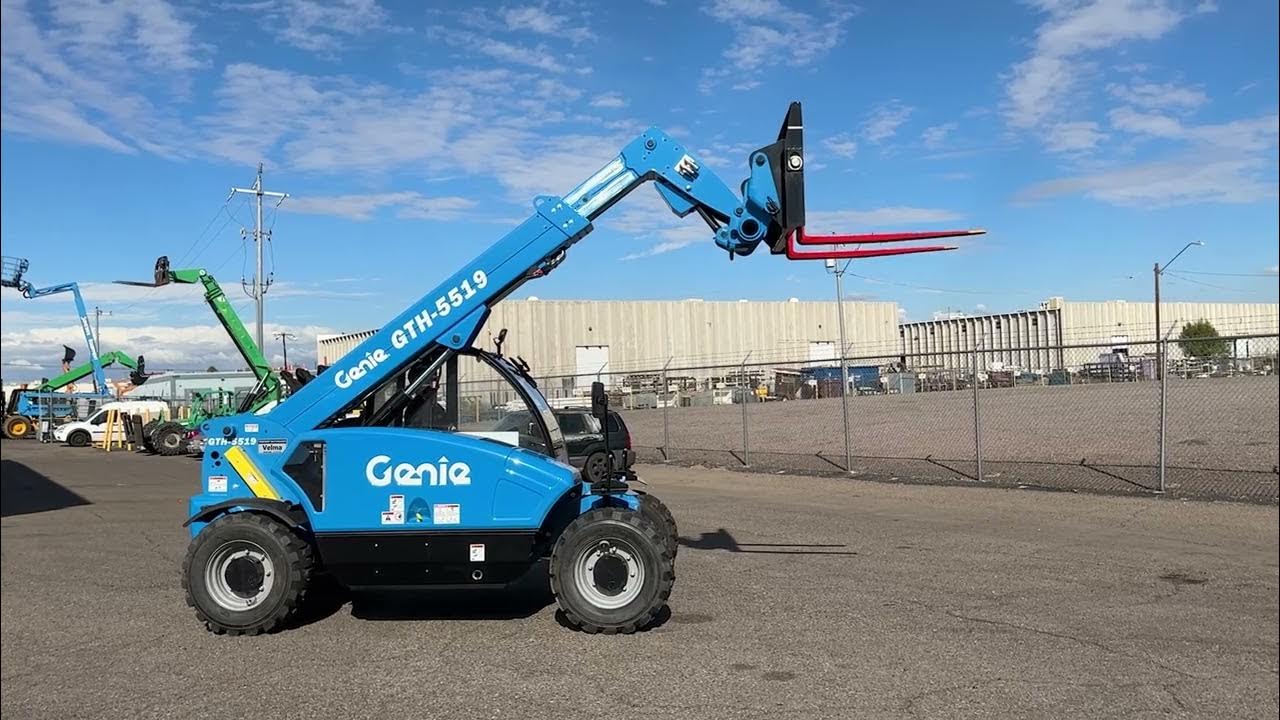 Genie GTH5519 5,500lb Diesel 4641 Forklift for Sale YouTube