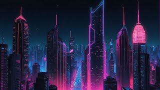 Cyberpunk City in the Rain | Synthwave | Electronic | Chill Beats | Relax | Game | Relax