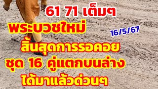 61-71เต็มๆ พระบวชใหม่ สิ้นสุดการรอคอย ชุด 16 คู่แตกบนล่างได้มาแล้วด่วนๆ 16/5/67