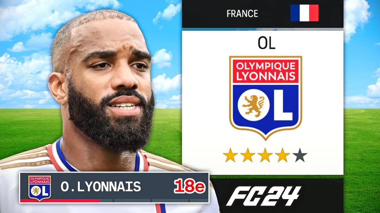 4 SAISONS pour SAUVER LYON sur FC 24 !