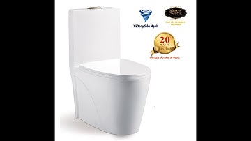 Test men Nano, cấu tạo và sức hút siêu mạnh, siêu êm của bồn cầu Eurolife EL-BC218