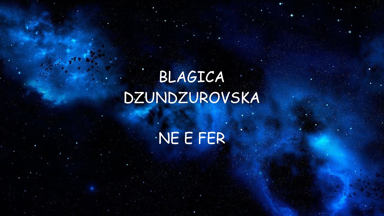 Blagica Dzunzurovska- Ne e fer (lyrics video)