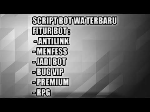 Terbaru! Script Bot WhatsApp Multi Device, No Encrypt 100%