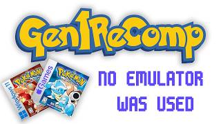 Pokemon Gen 1 Recompilation Project