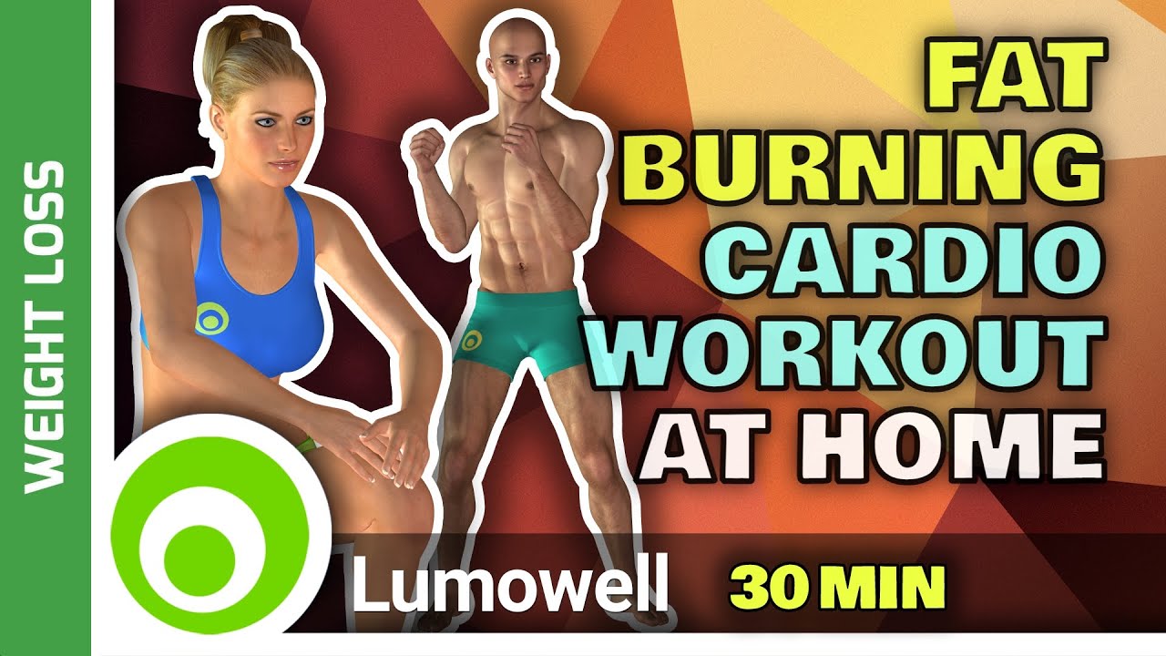 30 Minute Fat Burning Cardio Workout At Home - YouTube