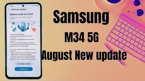 Samsung M34 5G August New update 2023|One UI 6.0 😱