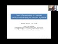 Marloes Maathuis: Combining causal structure learning and covariate adjustment