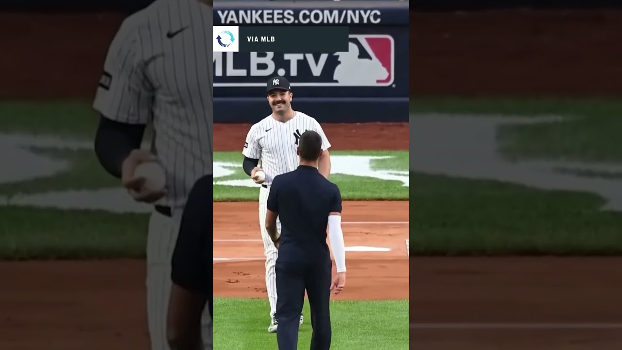 Novak Djokovic Throws Out First Pitch At NY Yankees Game Novakdjokovic Tennis