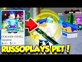 THERE'S A NEW TAPPING SIMULATOR GAME THAT HAS A FREE RUSSOPLAYS PET!! (Roblox)