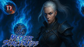 Diablo 4  METEOR SORC! Pit Push after few more upgrades & trying hydra then!