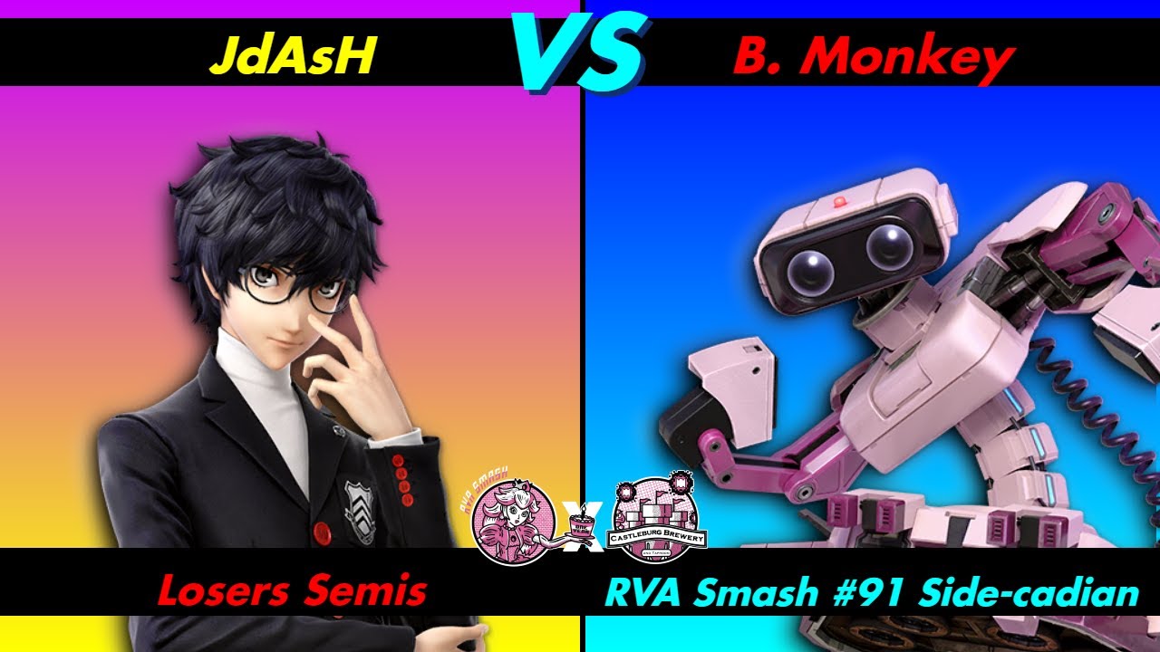 RVA Smash #91 Side-cadian: JdAsH (Joker) vs Boomerang Monkey (R.O.B ...