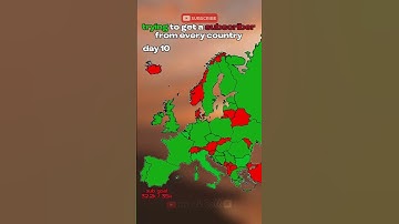 trying to get a subscriber from every country (day 10) #viral #mrukball #mapping